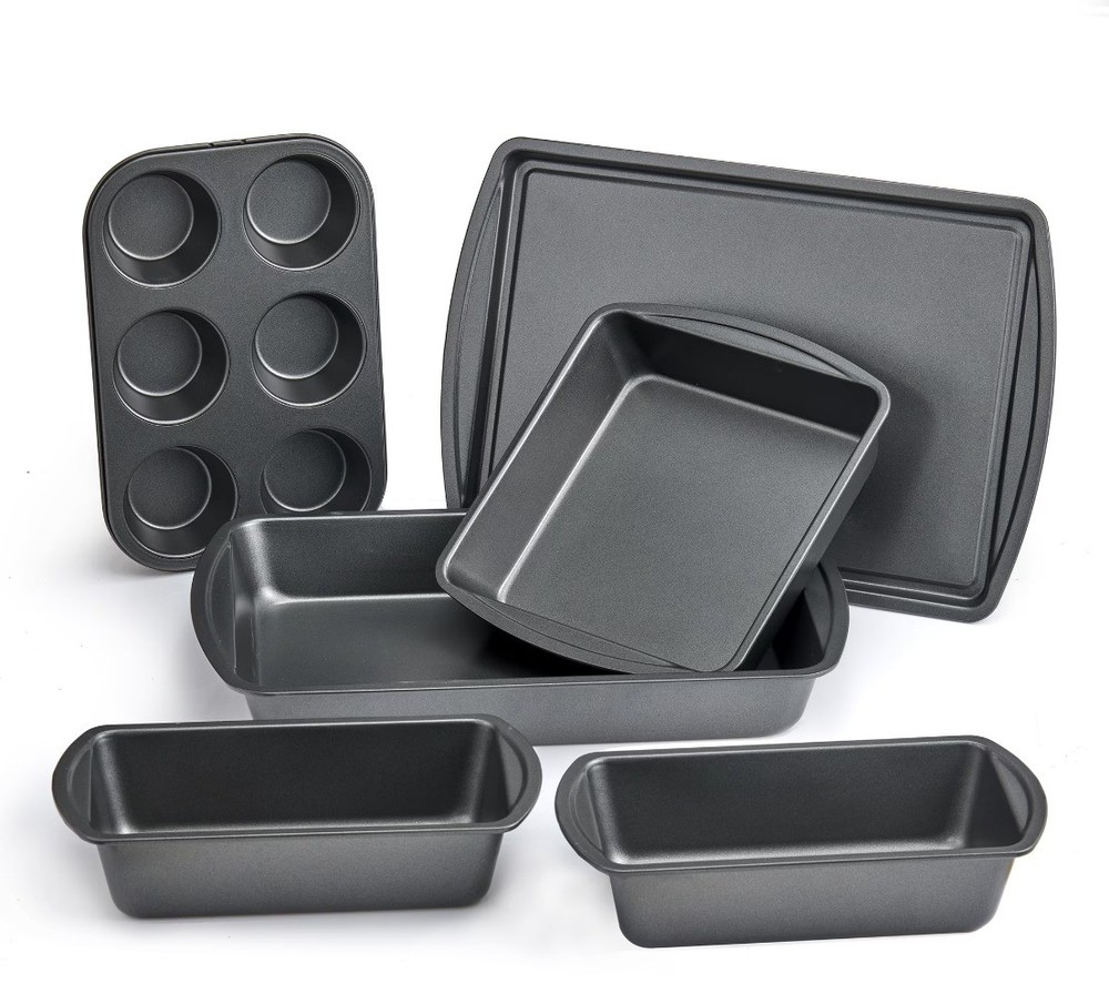 Mainstays 6 Piece Non-Stick Carbon Steel Bakeware Set