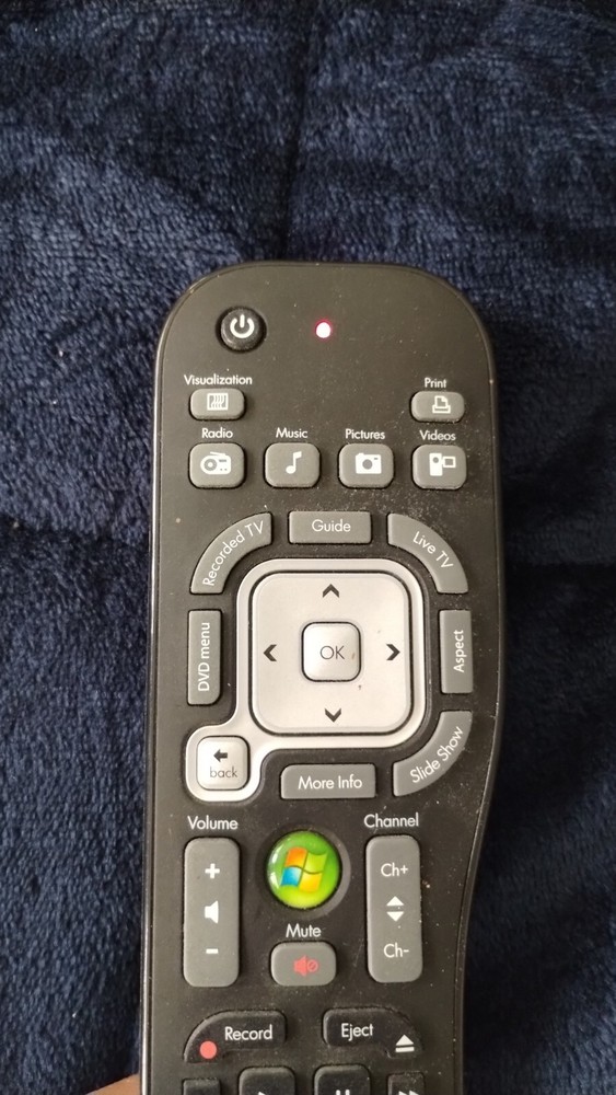 Genuine HP Microsoft Windows Media Center Remote Control