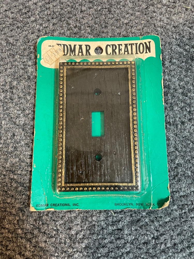 Vintage Edmar Creation Light Switch Cover Plates