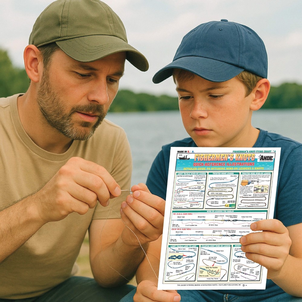 Fishing Knot #4 (Offshore Wind-On Leaders & Knots) - Waterproof Reference Guide