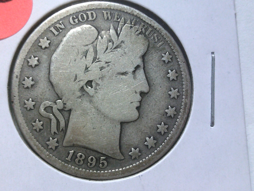 1895-S Barber Half Dollar