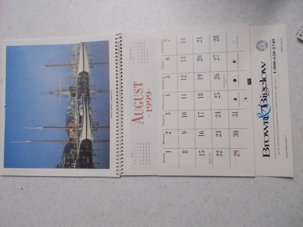 4 Vintage 1999 Calendars