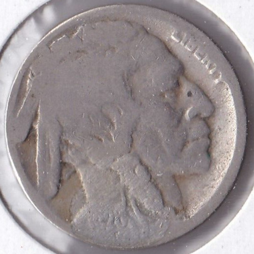 1928-S Buffalo Nickel Acid Dated L3