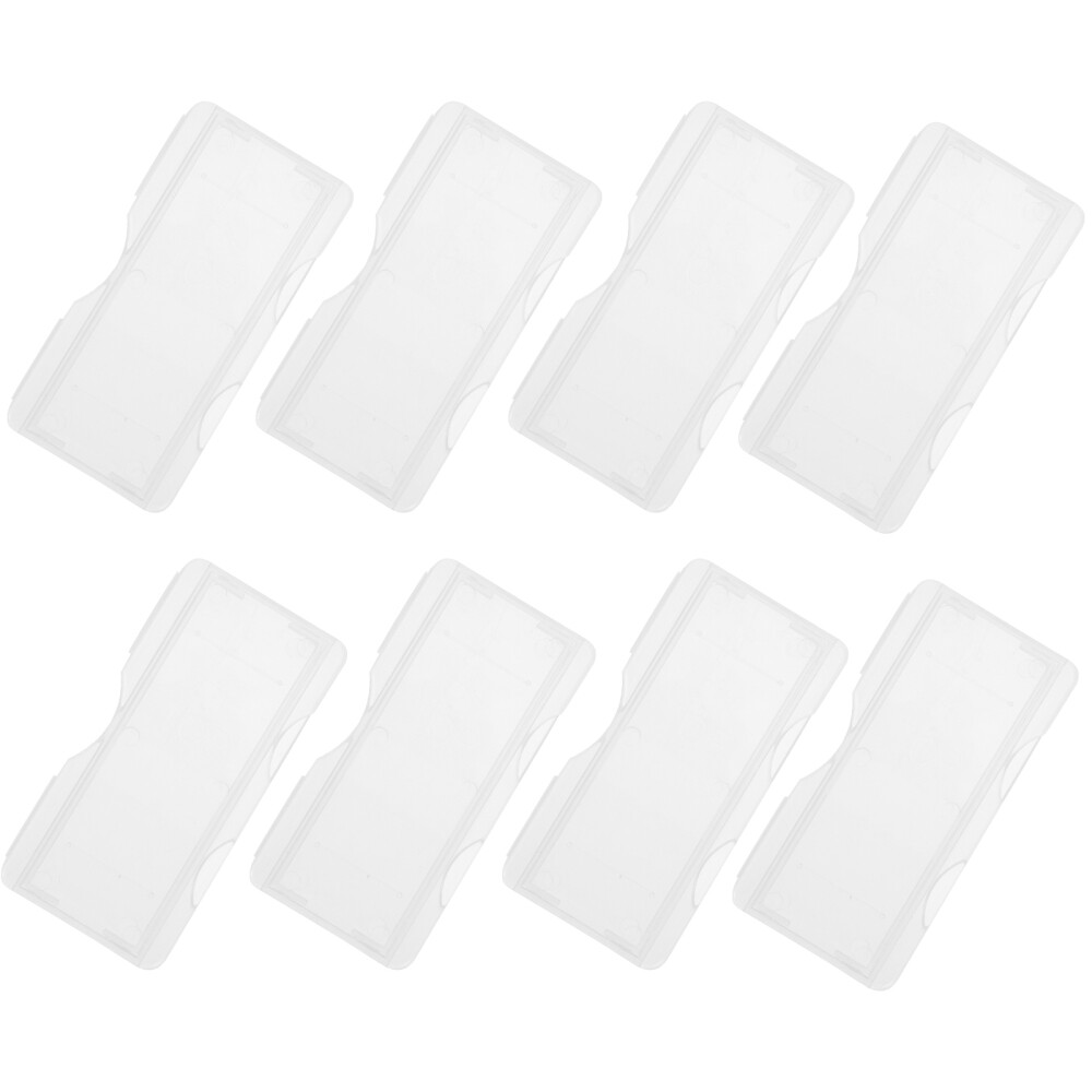 100pcs Slide Storage Boxes Individual Microscope Slide Holder Slide Boxes