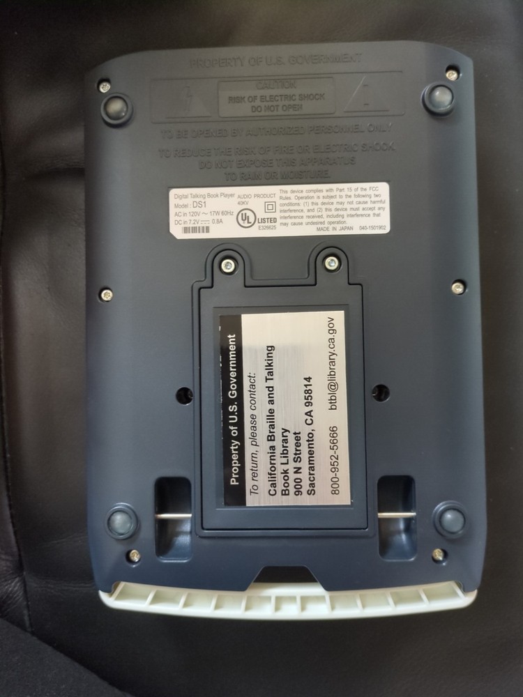 Digital Talking Book Player w/ Power Cord - Tested