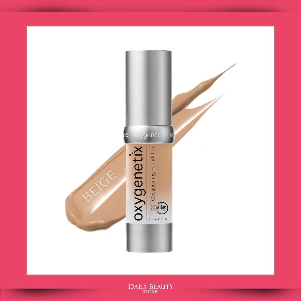 Oxygenetix Oxygenating Foundation 15ml 0.5oz Beige NEW FAST SHIP