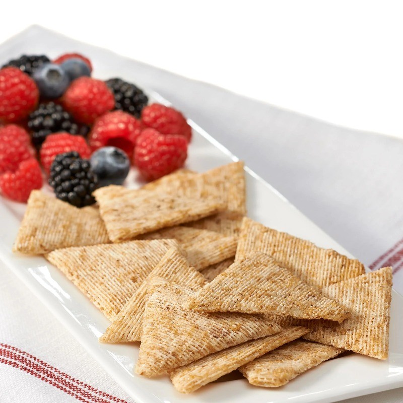 (4 pack) Triscuit Thin Crisps Original Whole Grain Wheat Crackers, Vegan Snacks