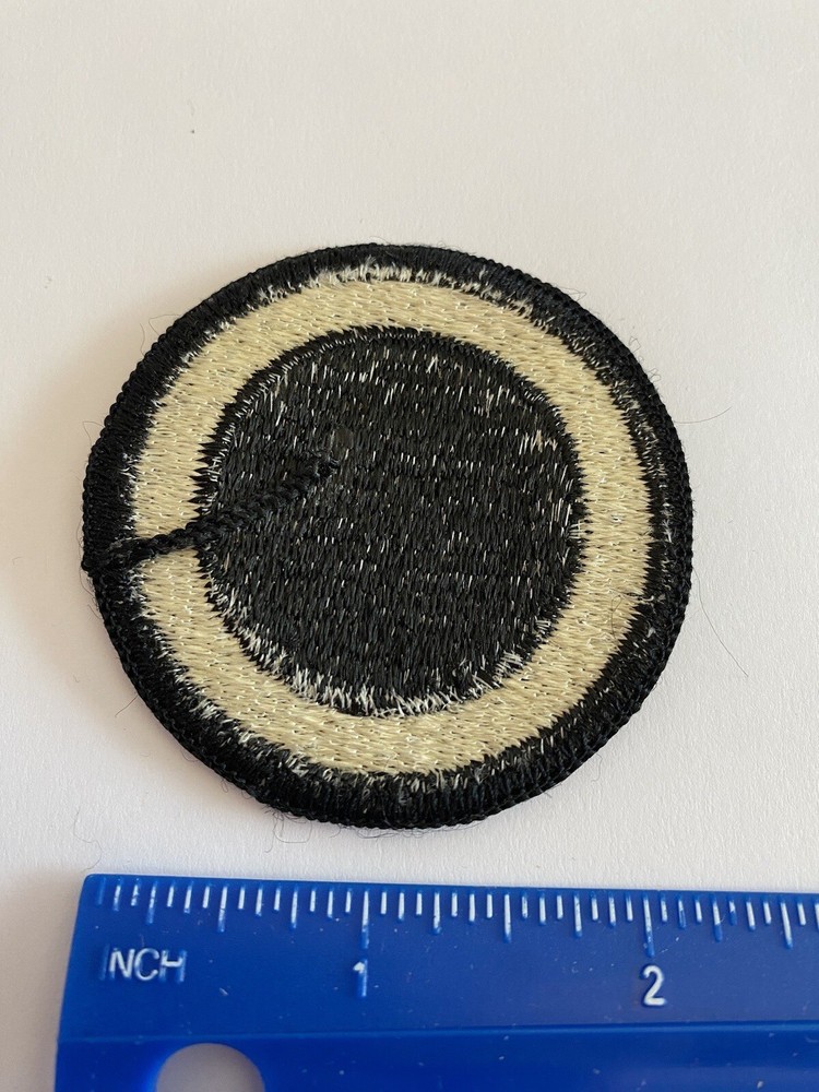 US Army 1st Corps White Black Circle INV5472
