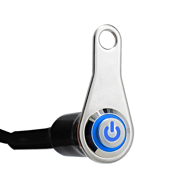 LED Motorcycle Switch ON/OFF Handlebar Mount Push Button 12V Headlight Fog Light