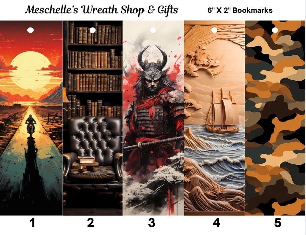 Man 2 Themed Bookmarks