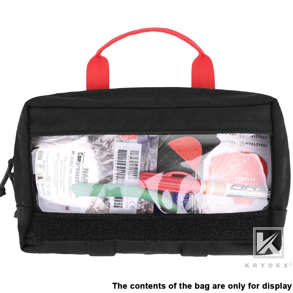 KRYDEX Clear Top Insert Cube Organizer Hook Back Packing Travel Backpack Small
