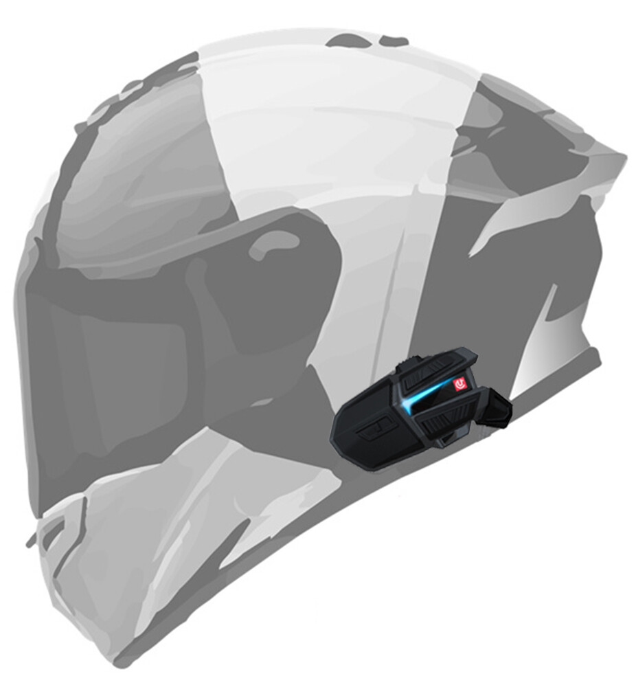 U-Clear Motion 4 Lite Helmet Bluetooth Communication System