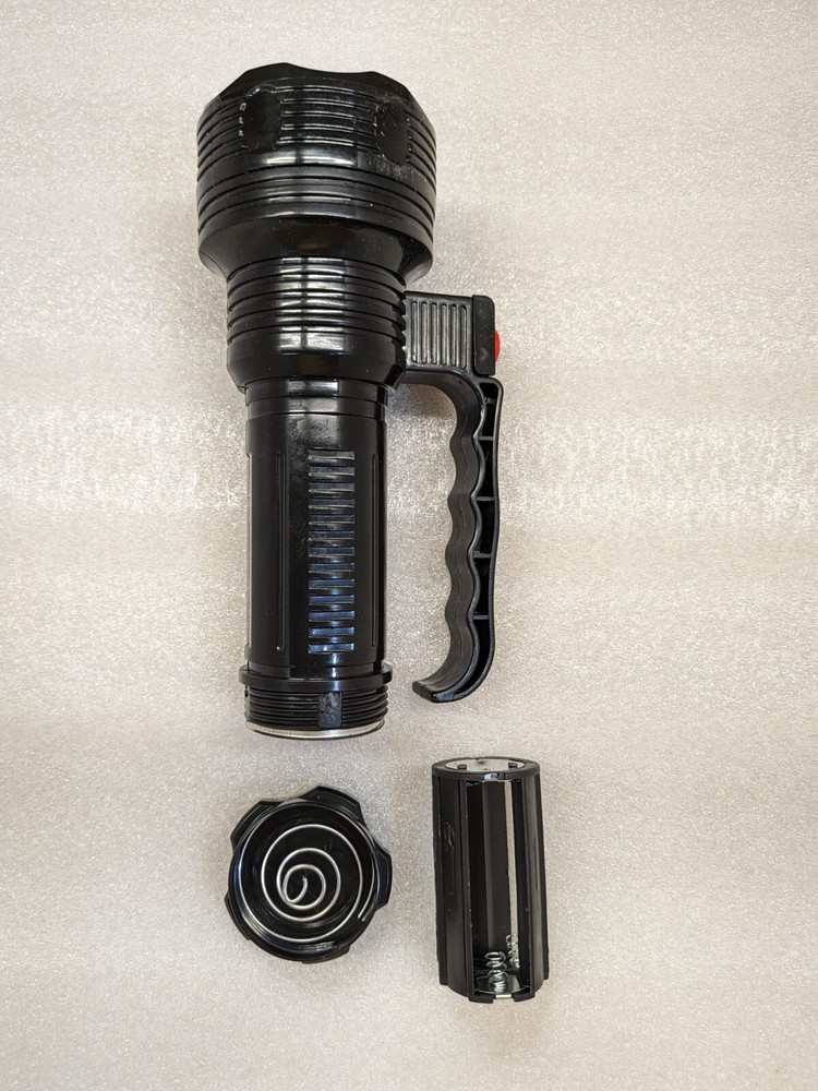 Portable Flash Light (BLACK) Battery Operated