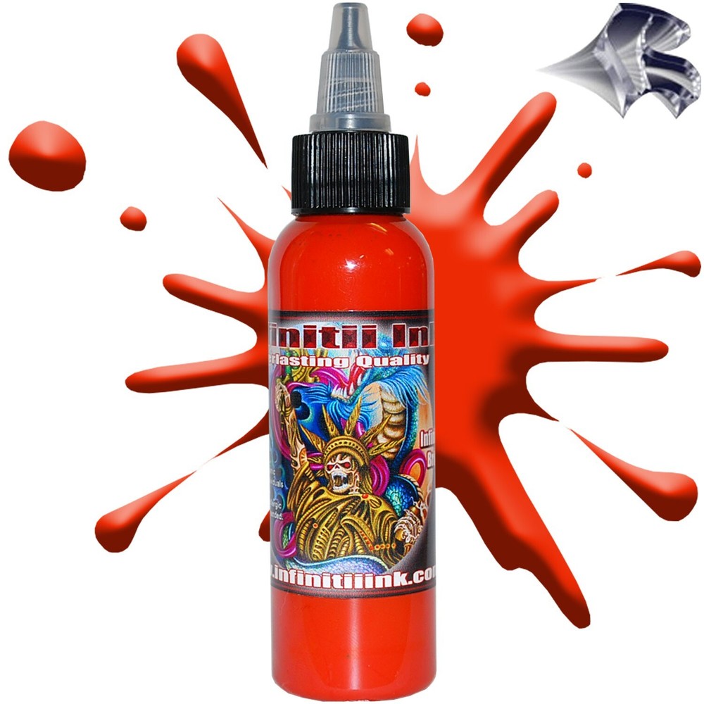 Infinitii Bright Orange Tattoo Ink 2 oz