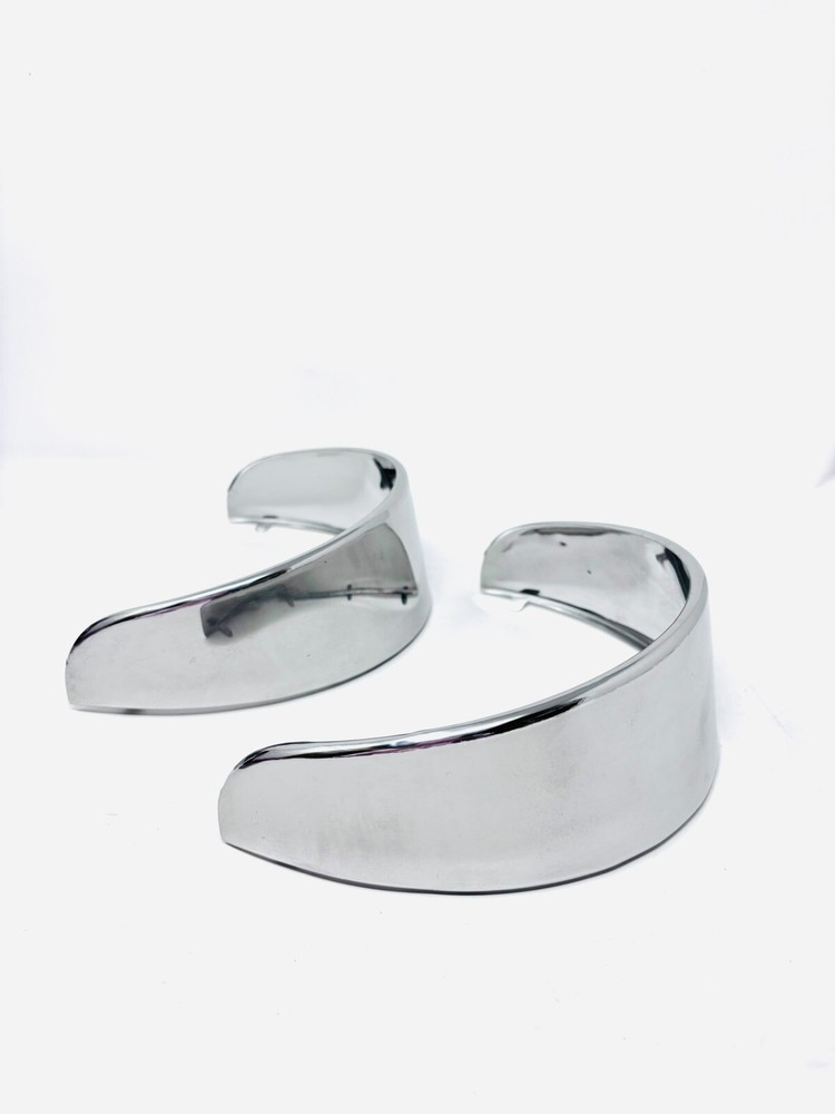 Stainless Steel Outside Mount Headlight Visor (Pair)