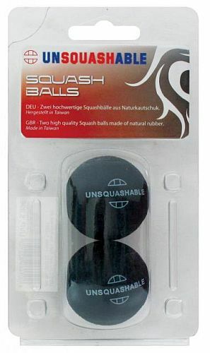 Unsquashable Natural Rubber Extremely Slow Medium Fast Squash Ball