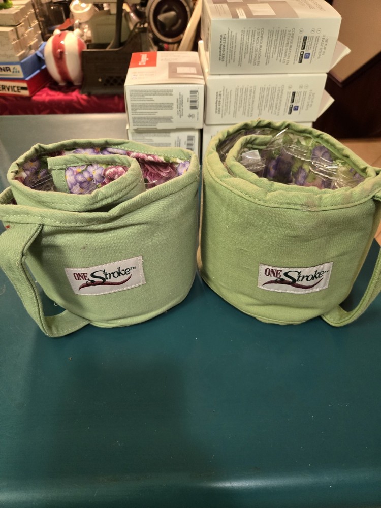 ONE Stroke Paint Organizer Tote wrap X 2