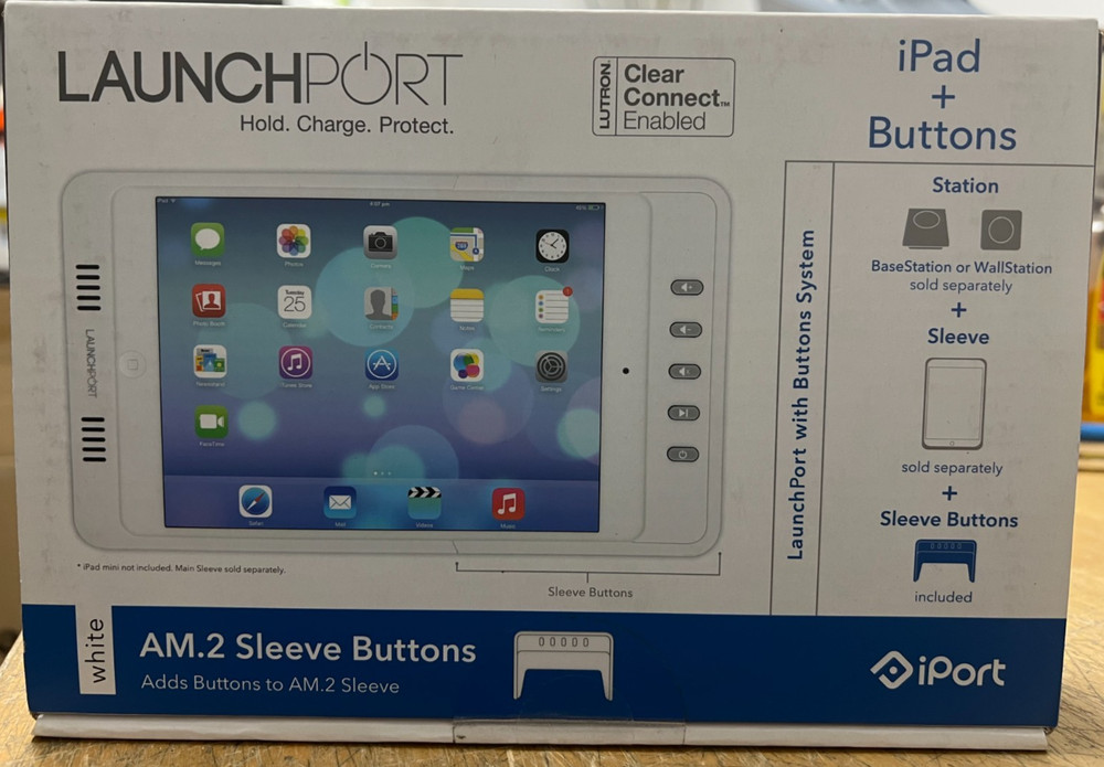 LaunchPort AM.2 Sleeve Buttons Only – White