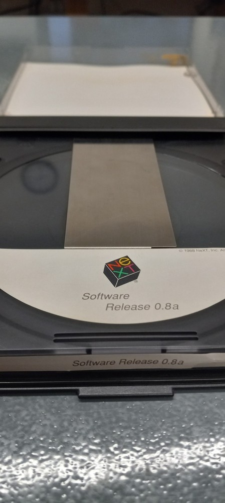 Vintage NeXT Software Release 0.8a from 1988
