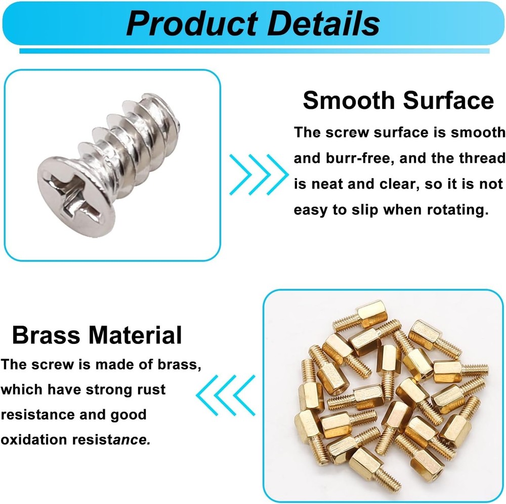 Computer Screws Assortment Kit for PC Repair