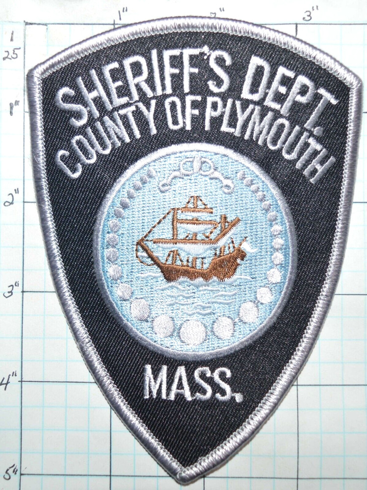 MASSACHUSETTS, PLYMOUTH COUNTY SHERIFF'S DEPT PATCH