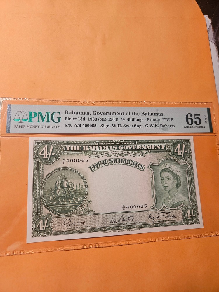 Bahamas Banknote gem UNC