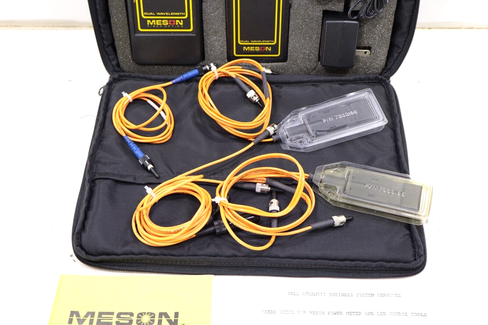 Meson Fiber Optics Power Meter & Source Testing Kit
