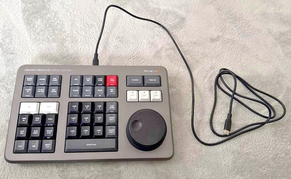 Blackmagic Design DaVinci Resolve Speed Editor Editing Keyboard Control Panel Jp