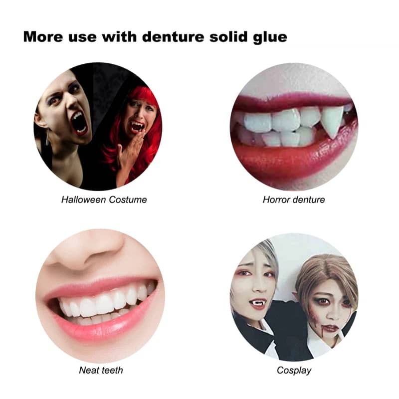 30ml Reusable Thermal Forming False Teeth Plastic Dental Glue False Teeth Cover