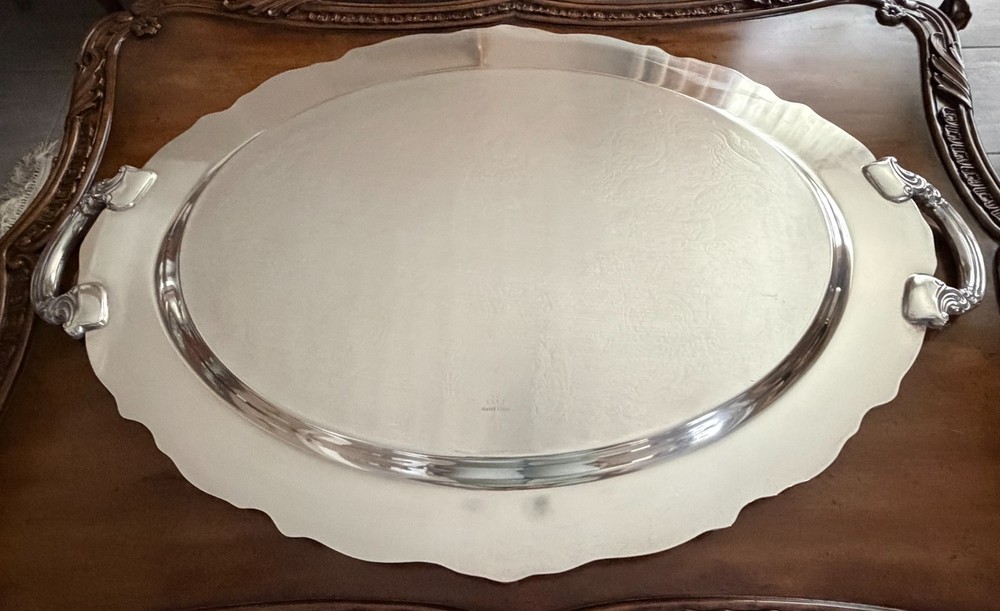 REED & BARTON-El GRECO-Silverplate-Complete 5 piece set including tray-authentic