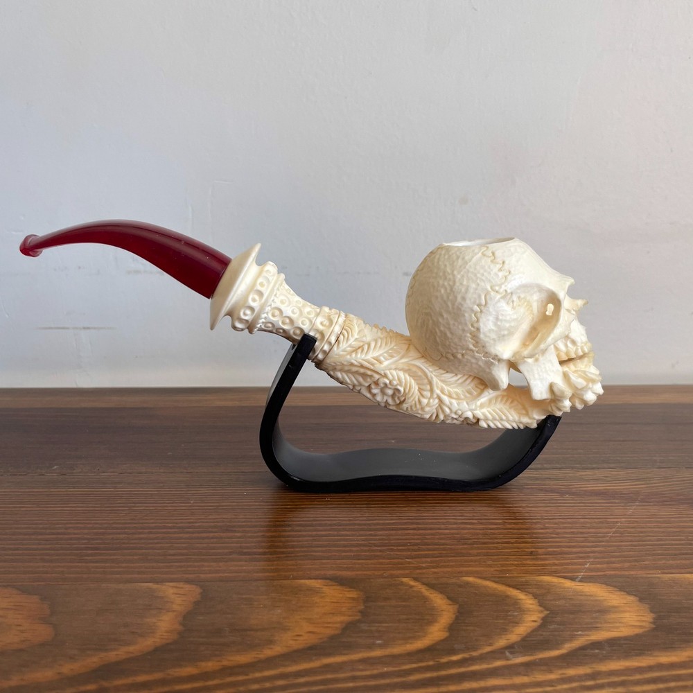 S.Yanik Meerschaum Pipe Skull