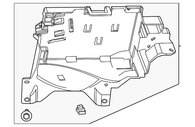 Genuine GM Engine Control Module Bracket 84294002
