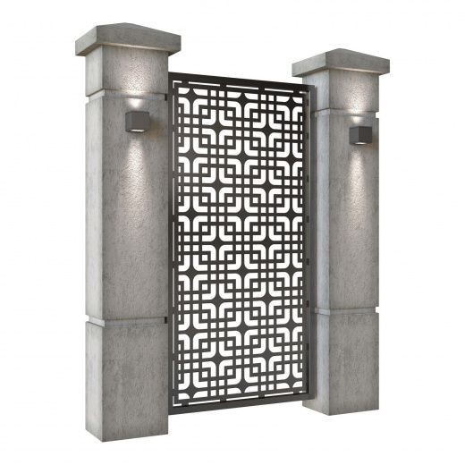 Gorgeous Custom Handcrafted Metal Entry Gate