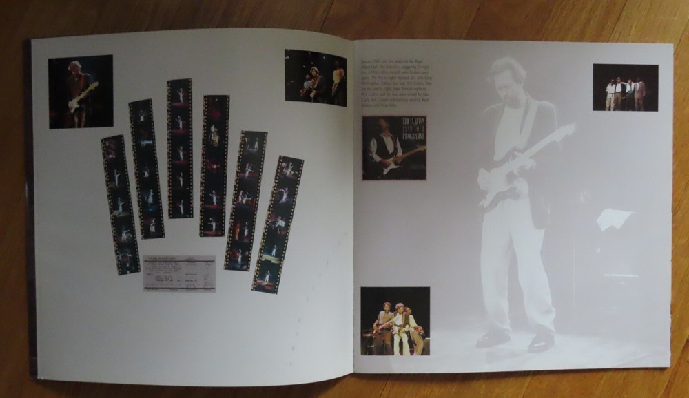 1989 ERIC CLAPTON "Journeyman" Concert Tour Program PRETENDING