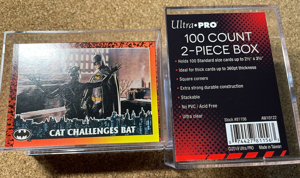 1992 Batman Returns Complete 88 Card Set w/protective case Free Shipping