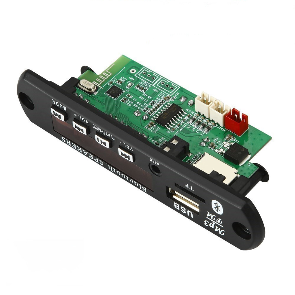 2x25W Amplifier Decoder Board Bluetooth 5.0 Car MP3 Player USB U Disk Recording