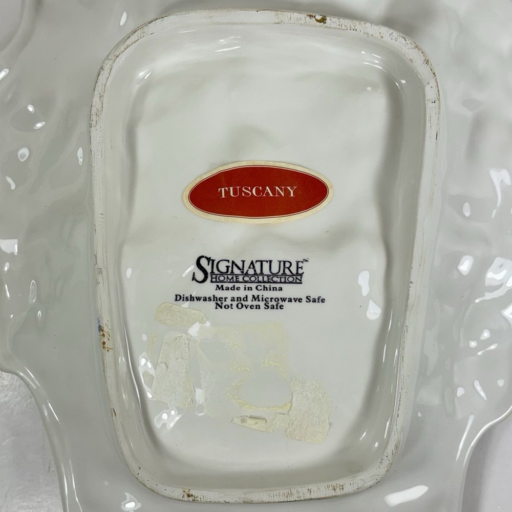 Signature Home Collection 'Tuscany' Pattern Medium Serving Plate Fruit Basket
