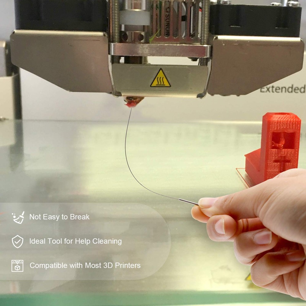 3D Printer Nozzle Cleaning Kit - 13 Pieces Print Cleaner Tools...