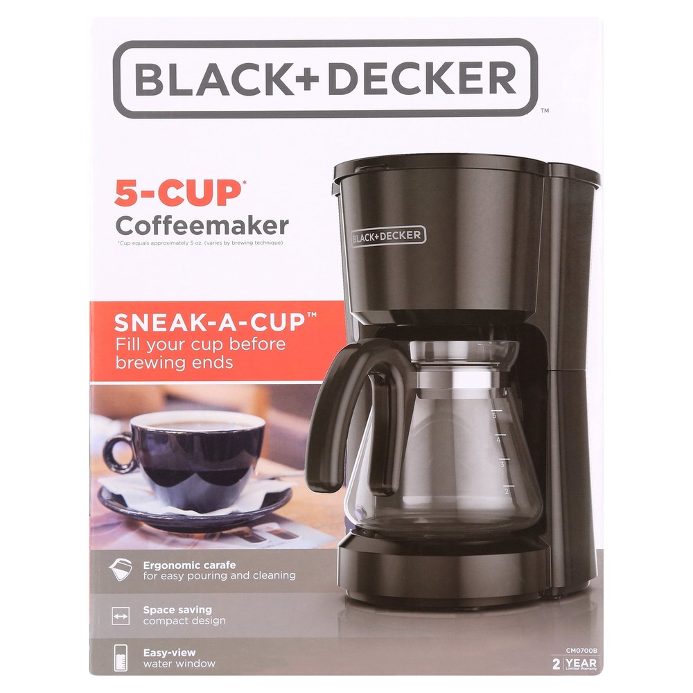 BLACK+DECKER 5-Cup Switch Coffee Maker