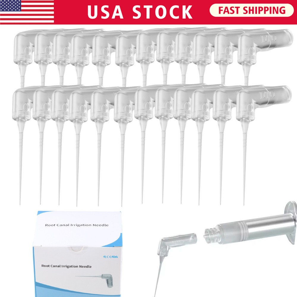 Dental Endodontic Endo Irrigation Needle Tip Disposable Root Canal Syringe Tips