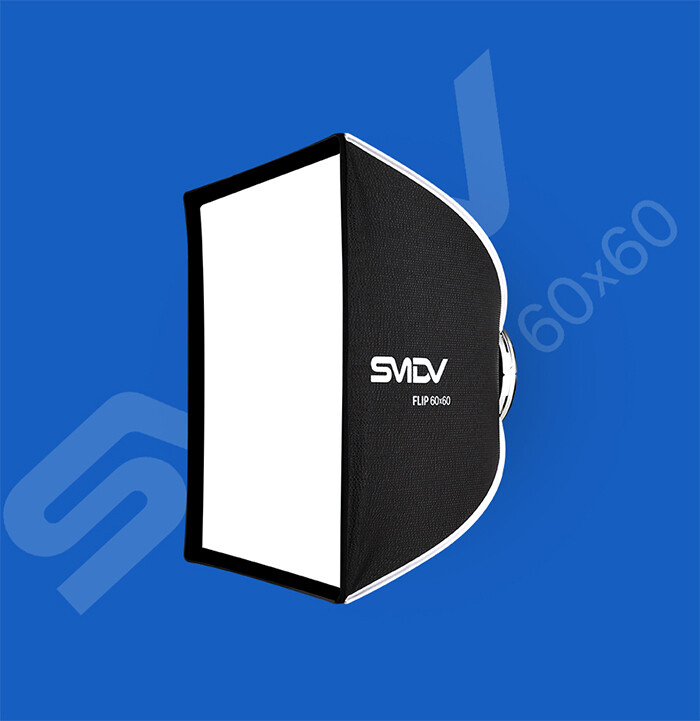SMDV FLIP NEMO [60x60] Quick Soft Detachable Square Diffuser Speed-Box w/ Pouch