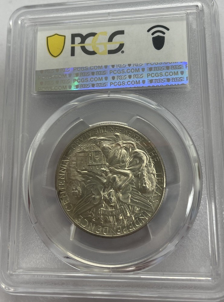 1936 Texas Commemorative Silver Half Dollar PCGS MS66