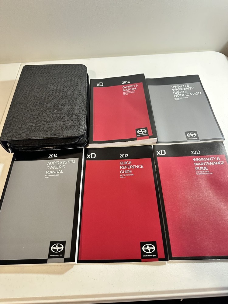 Scion xD Owner's Manuals Set 2013