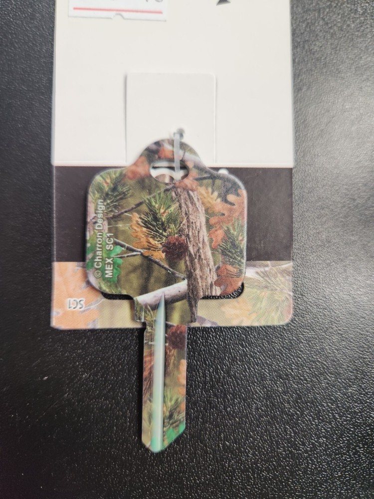 GRAY WOLF CAMOUFLAGE PRINTED SCHLAGE SC1 KEYBLANK