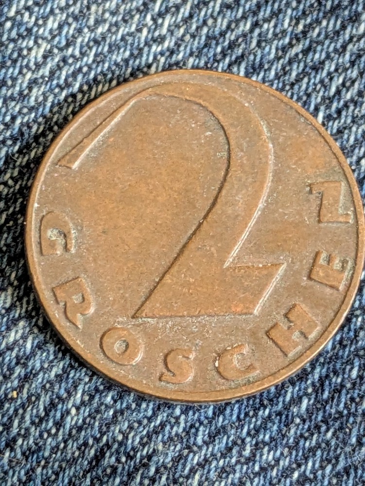 Austria 2 Groschen 1925, Circulated