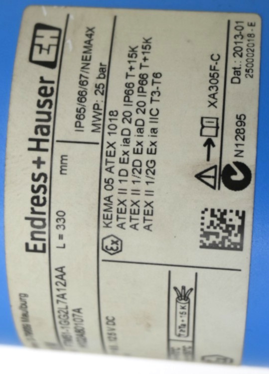 ENDRESS+HAUSER FTM51-1GG2L7A12AA SOLIPHANT M - NEW WITHOUT BOX