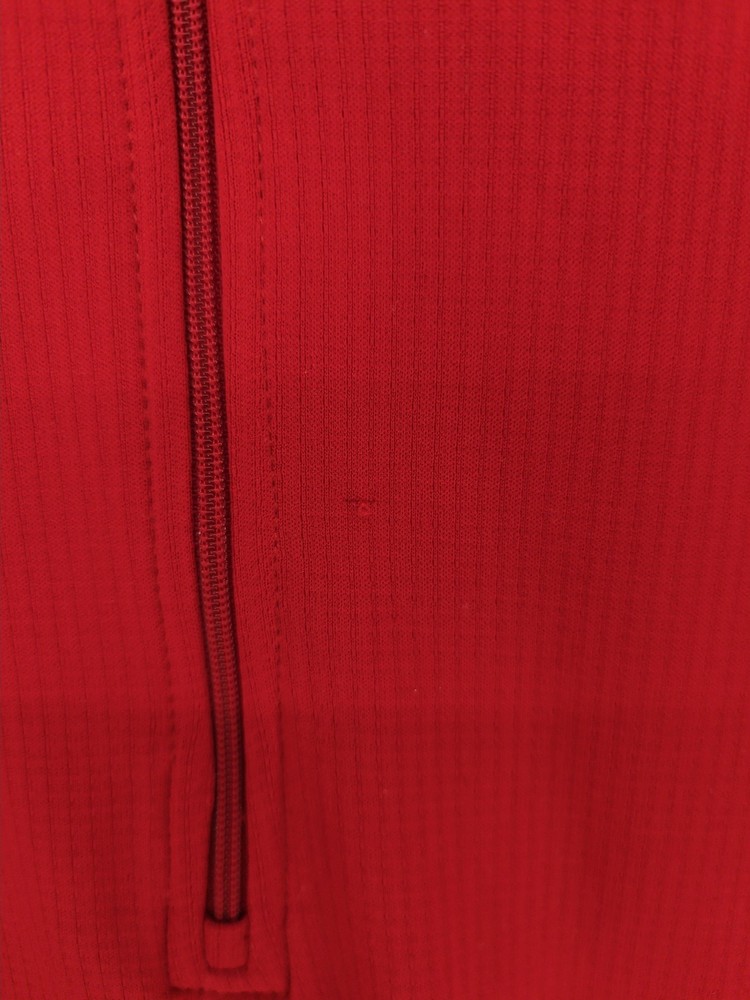 Trespass Men's T-Shirt L Red 100% Polyester High Neck Basic