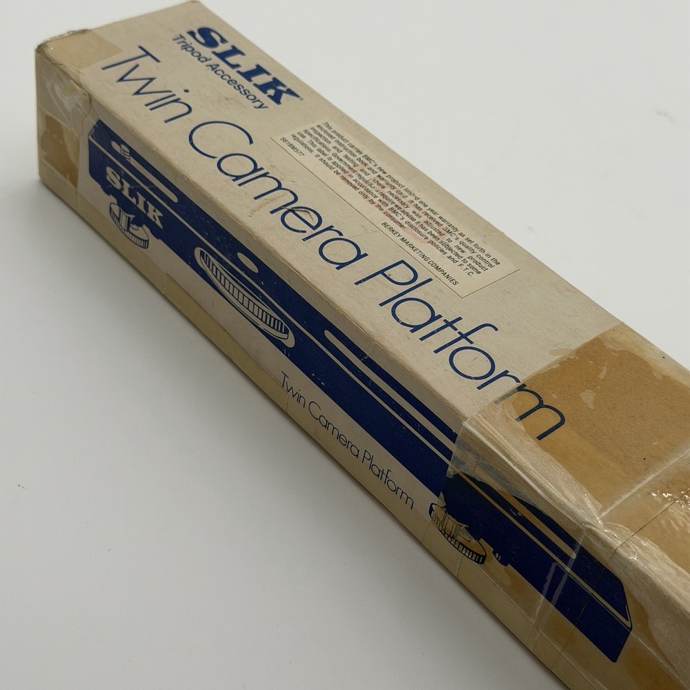 Slik Twin Camera Platform , Plate Deluxe Tripod Accessory Two Camera Setup Macro