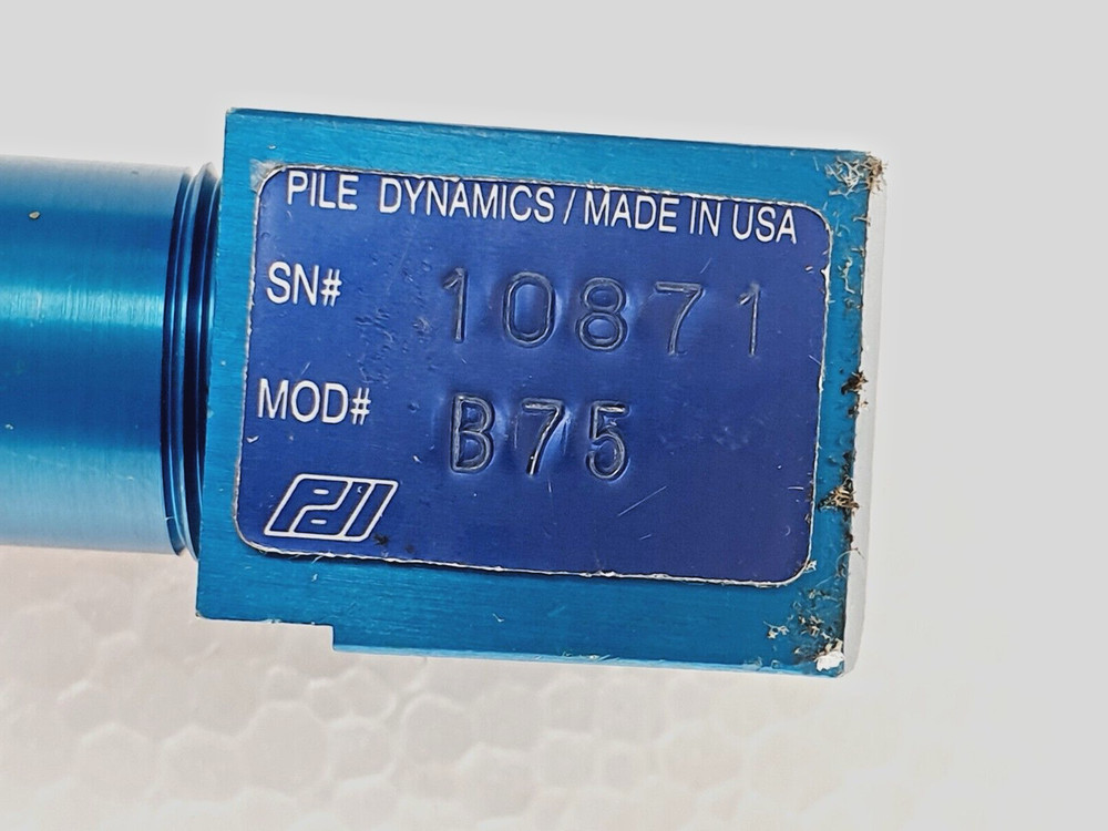 PILE DYNAMICS B75 Accelerometer for PDA Pile Driving Analyzer, Tester # NEW