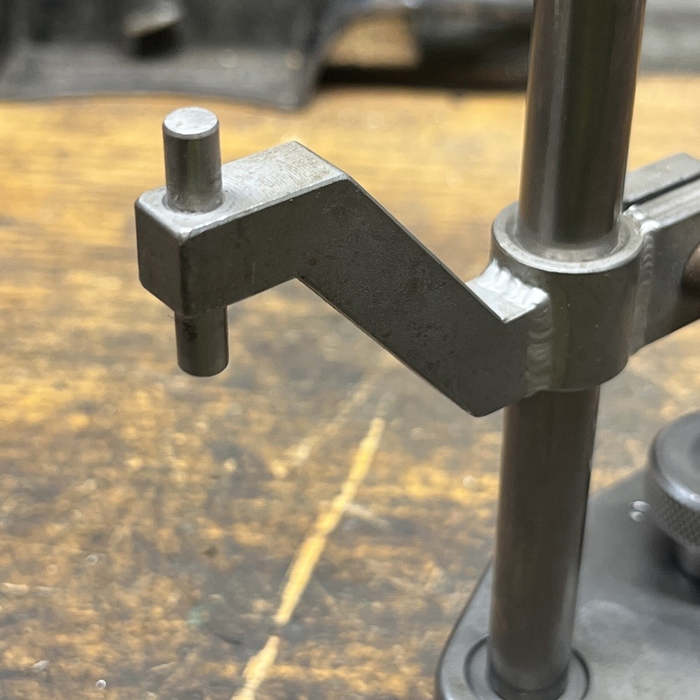 Machinist tool inspection stand testing indicating comparator